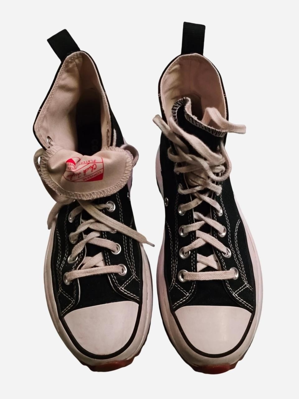 Converse Black and White High-Top Women's Sneakers